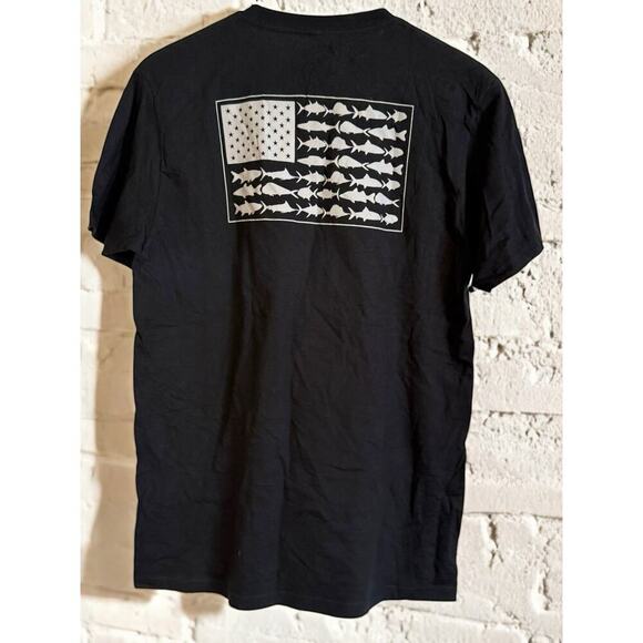 Columbia PFG Black with Fish Flag t-shirt size medium - Picture 1 of 6
